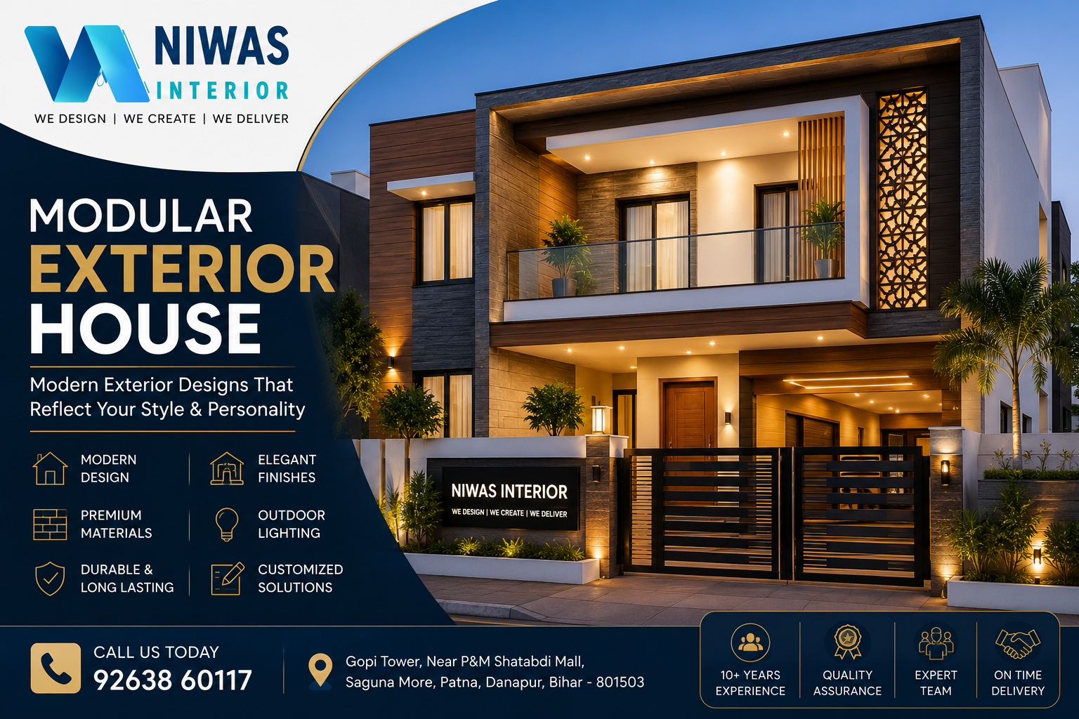 Renovation and facade design in Patna