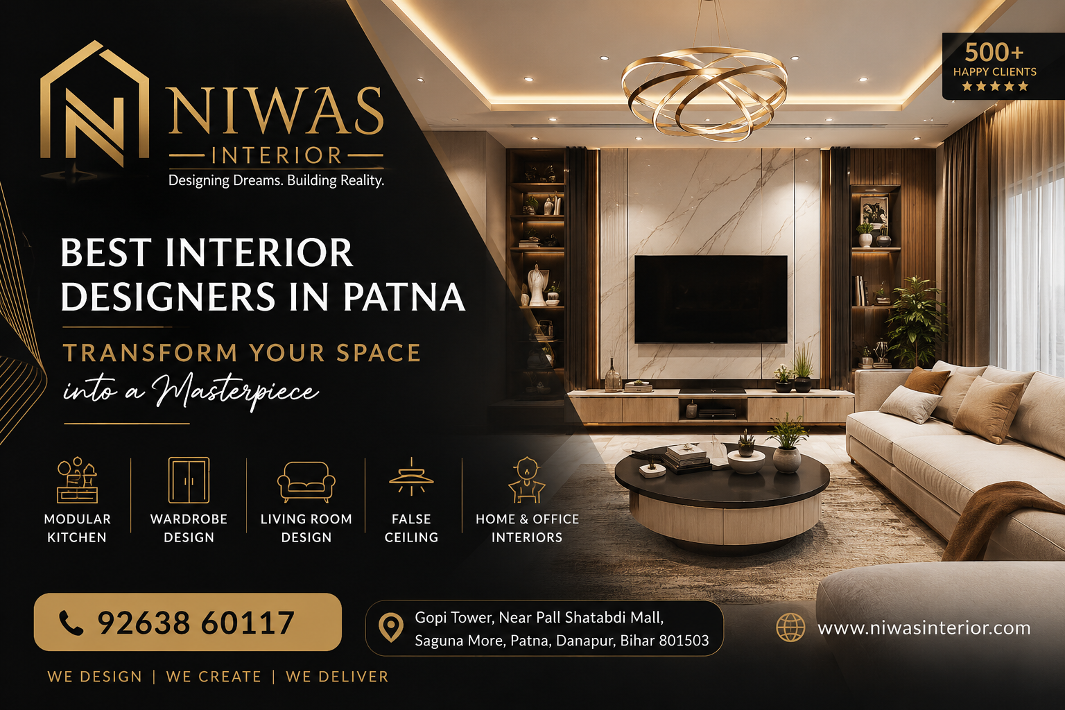 Niwas Interior Patna studio poster